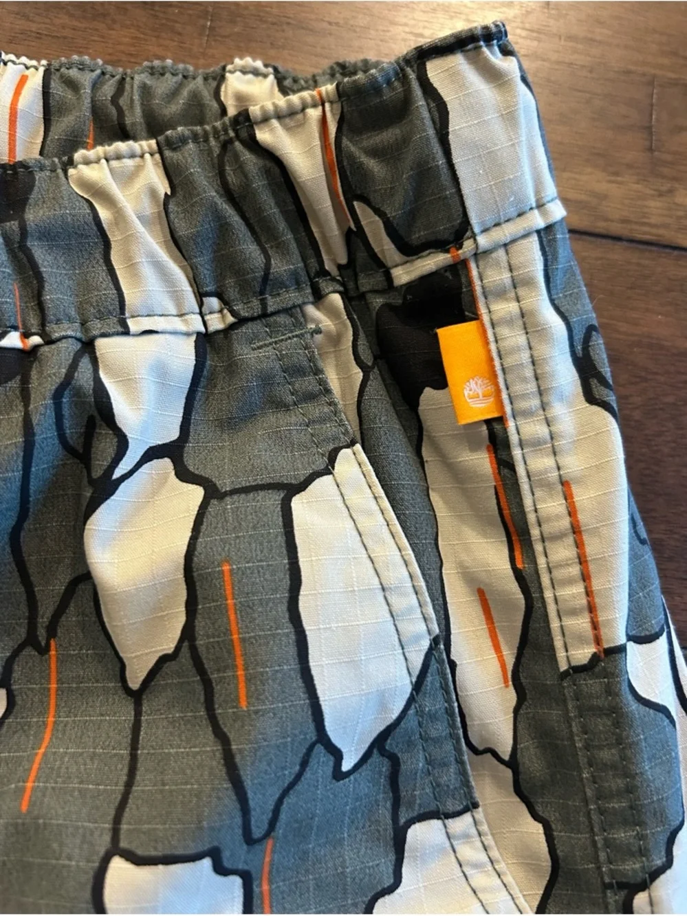Timberland Eco Water-Resistant Camp Ripstop Jogger Pants Size Medium Camo